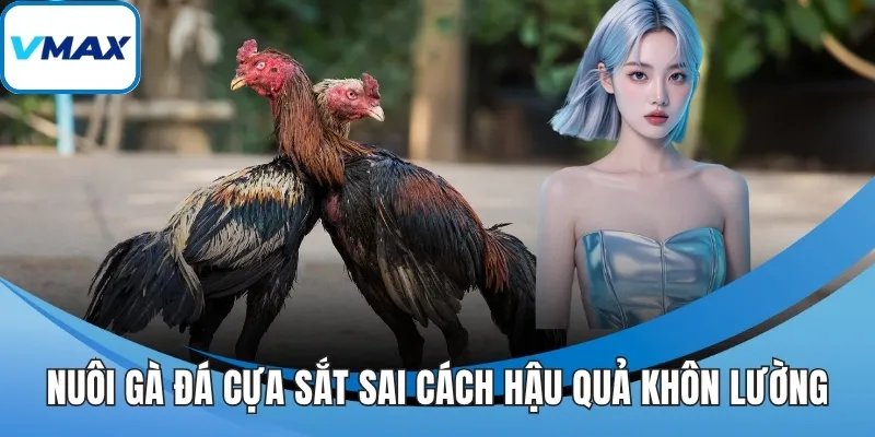 Nuôi gà đá cựa sắt sai cách hậu quả khôn lường